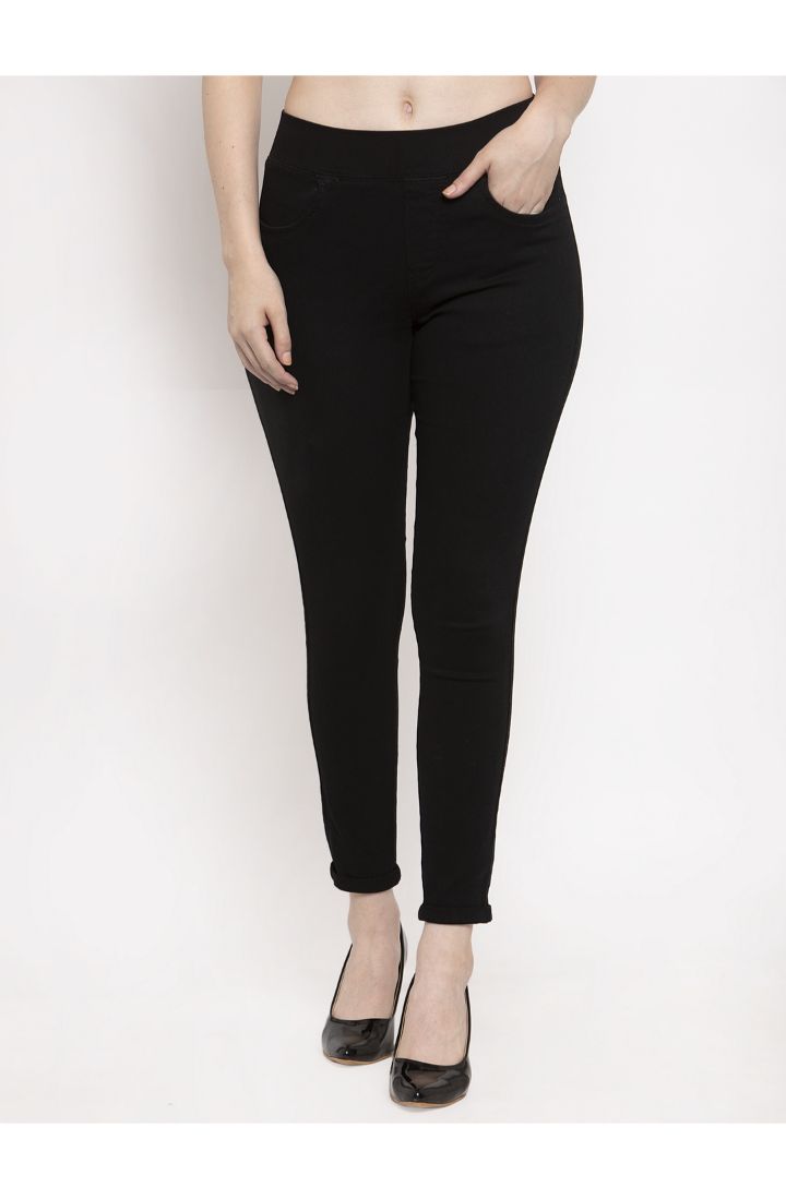 Womens Ladies Printed Full Length Stretchy Leggings Skinny Jeggings Casual  Pants | eBay